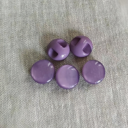 Bunli - DIY 10 Pack Glossy Domed Shank Button
