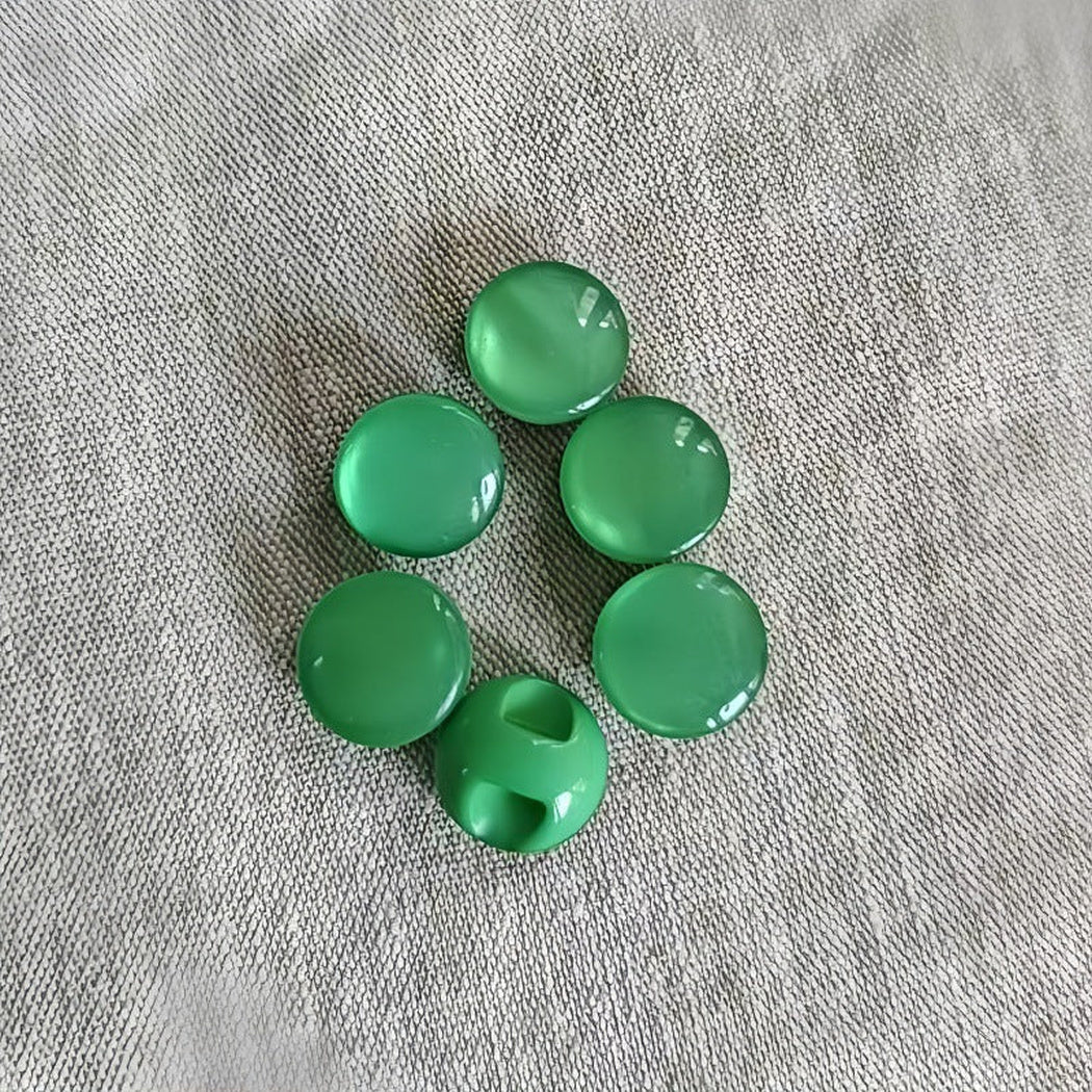 Bunli - DIY 10 Pack Glossy Domed Shank Button
