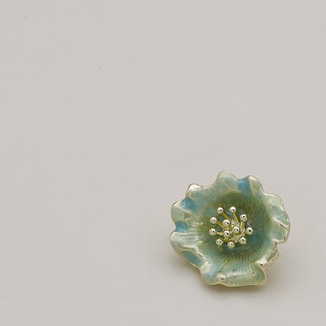 Bunli - DIY 10 Pack Sculpted-Petal Beaded-Center Button