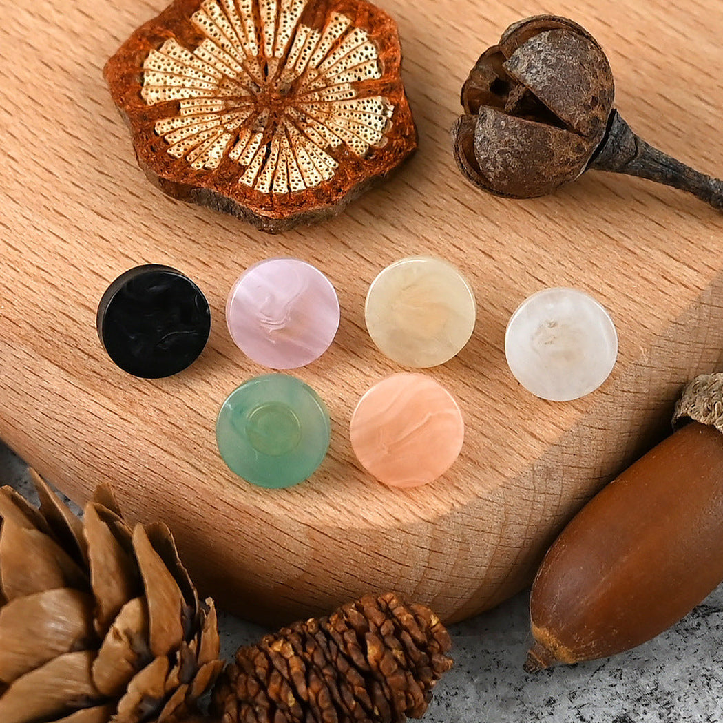 Bunli - DIY 10 Pack Two-Tone Round Shank Button