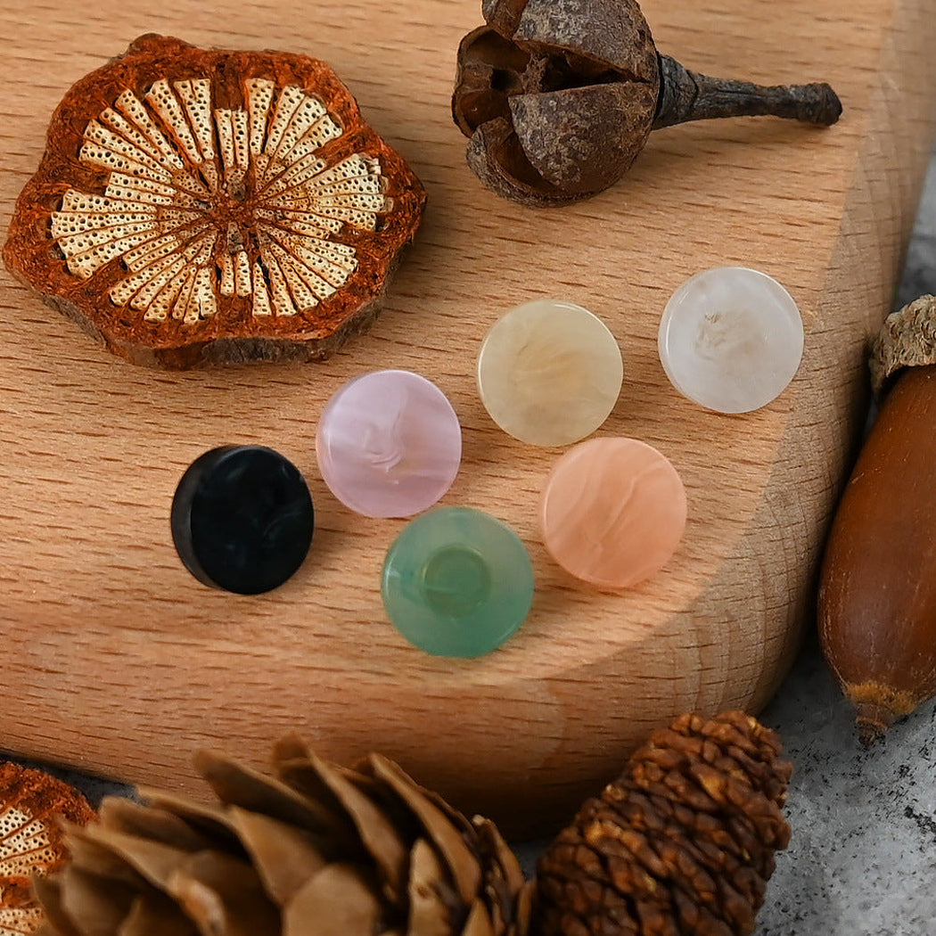 Bunli - DIY 10 Pack Two-Tone Round Shank Button