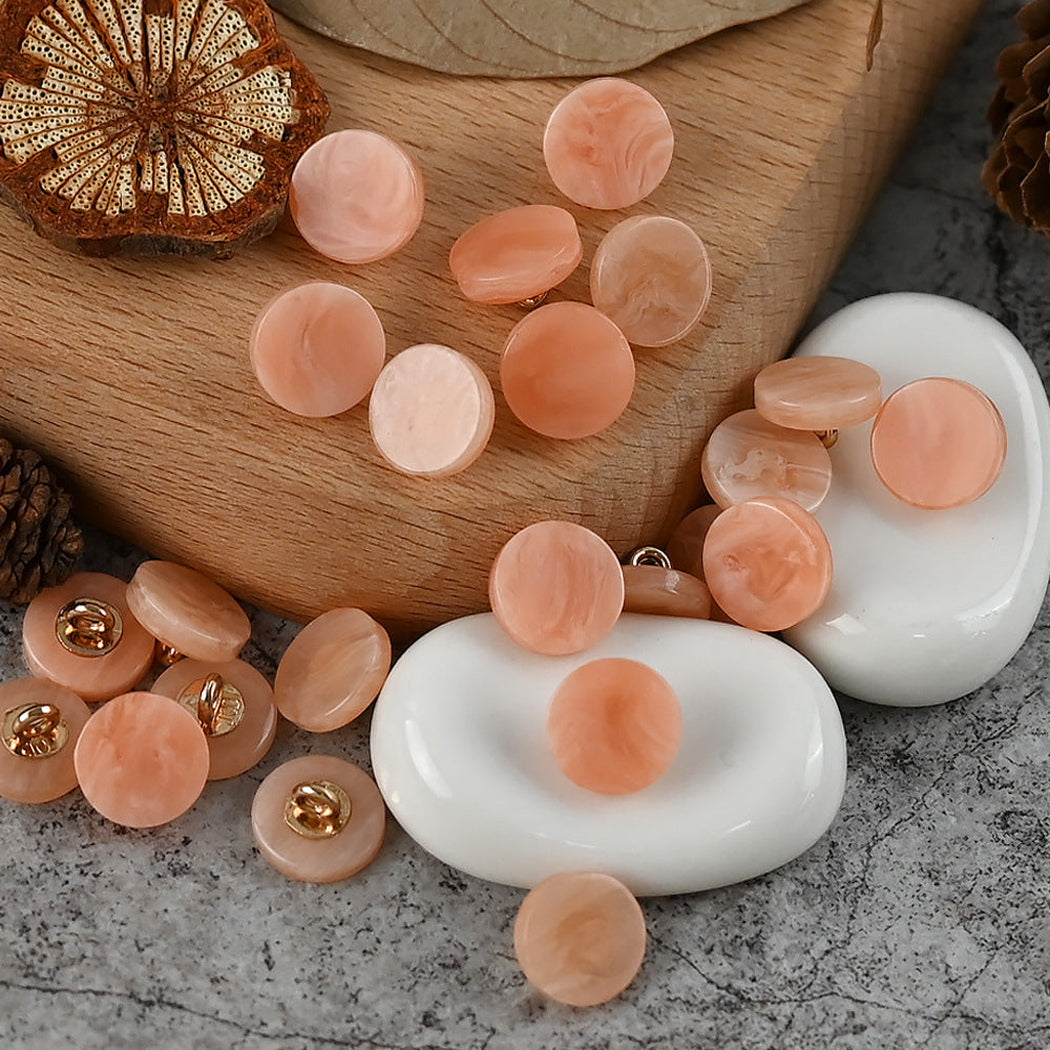 Bunli - DIY 10 Pack Two-Tone Round Shank Button