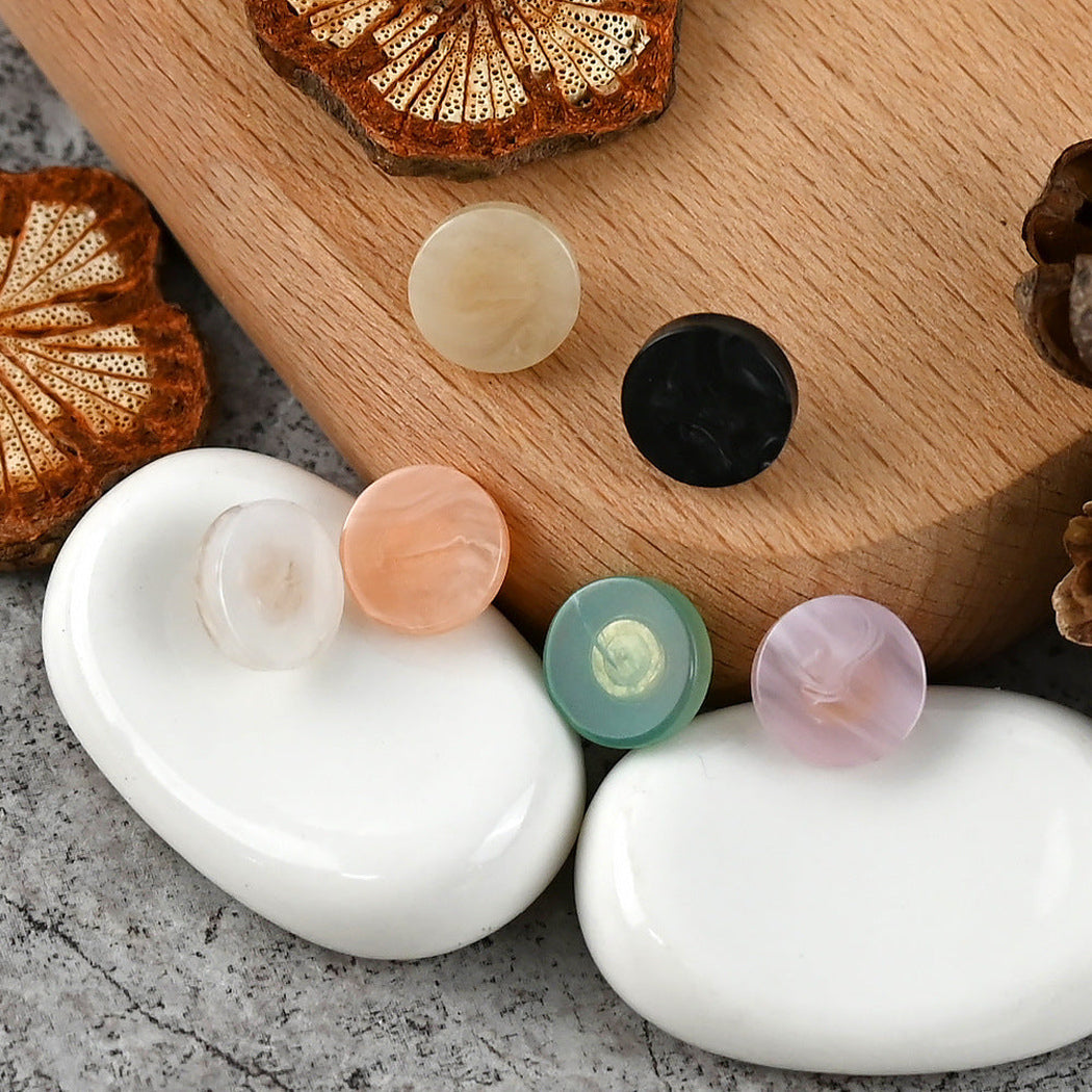 Bunli - DIY 10 Pack Two-Tone Round Four-Hole Button