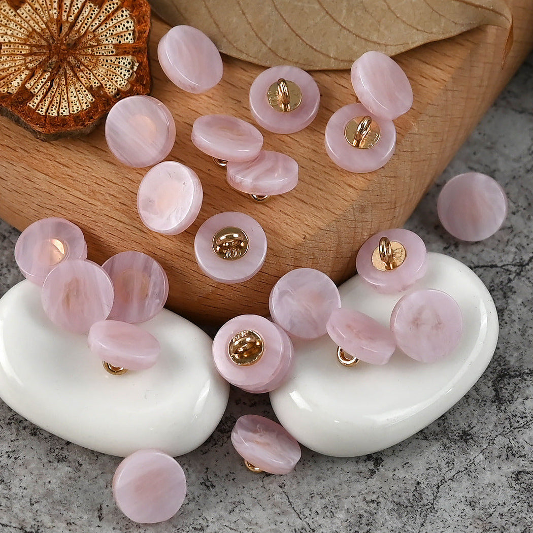Bunli - DIY 10 Pack Two-Tone Round Four-Hole Button