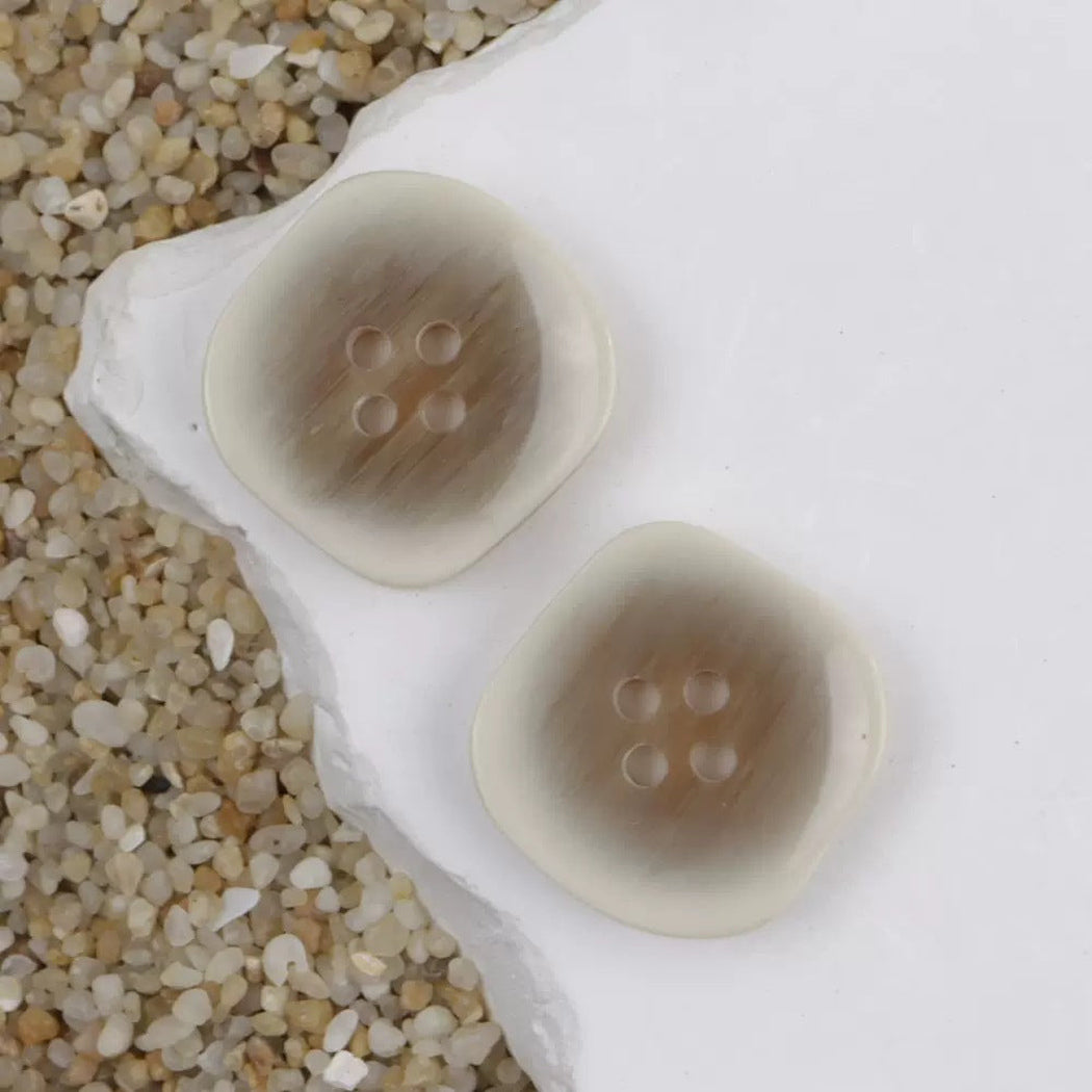 Bunli - DIY 10 Pack Grain Pattern Irregular Four-Hole Button