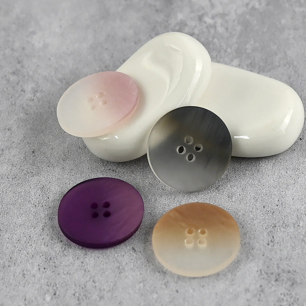 Bunli - DIY 10 Pack Gradient Ink Wash Four-Hole Button