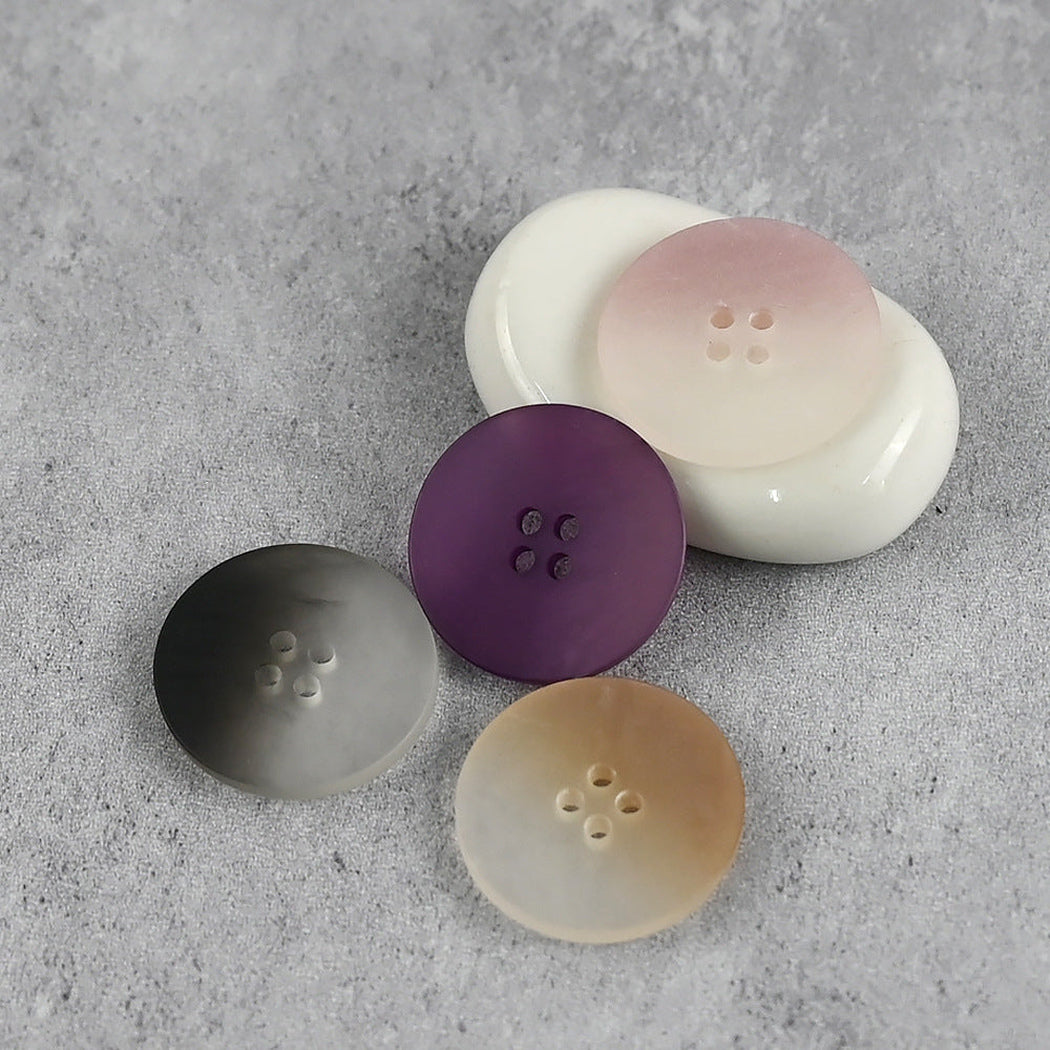 Bunli - DIY 10 Pack Gradient Ink Wash Four-Hole Button