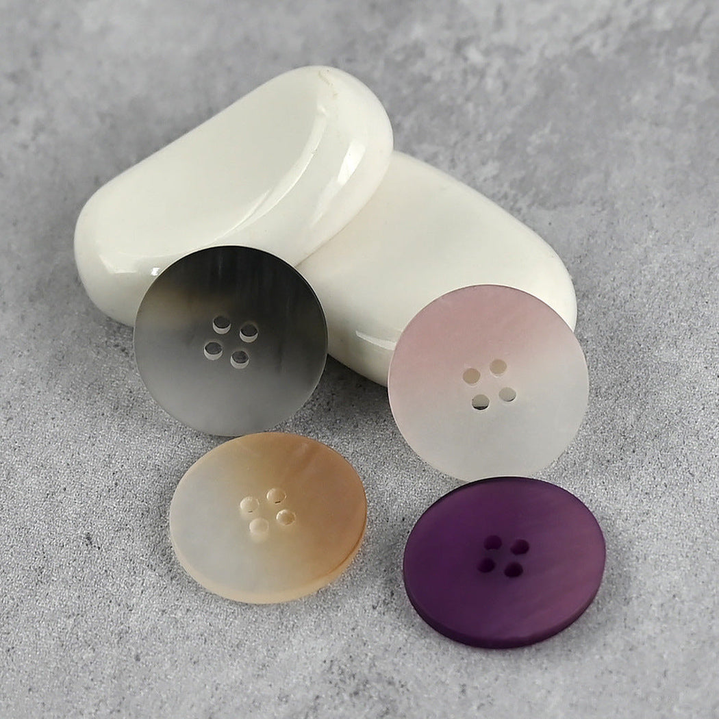 Bunli - DIY 10 Pack Gradient Ink Wash Four-Hole Button