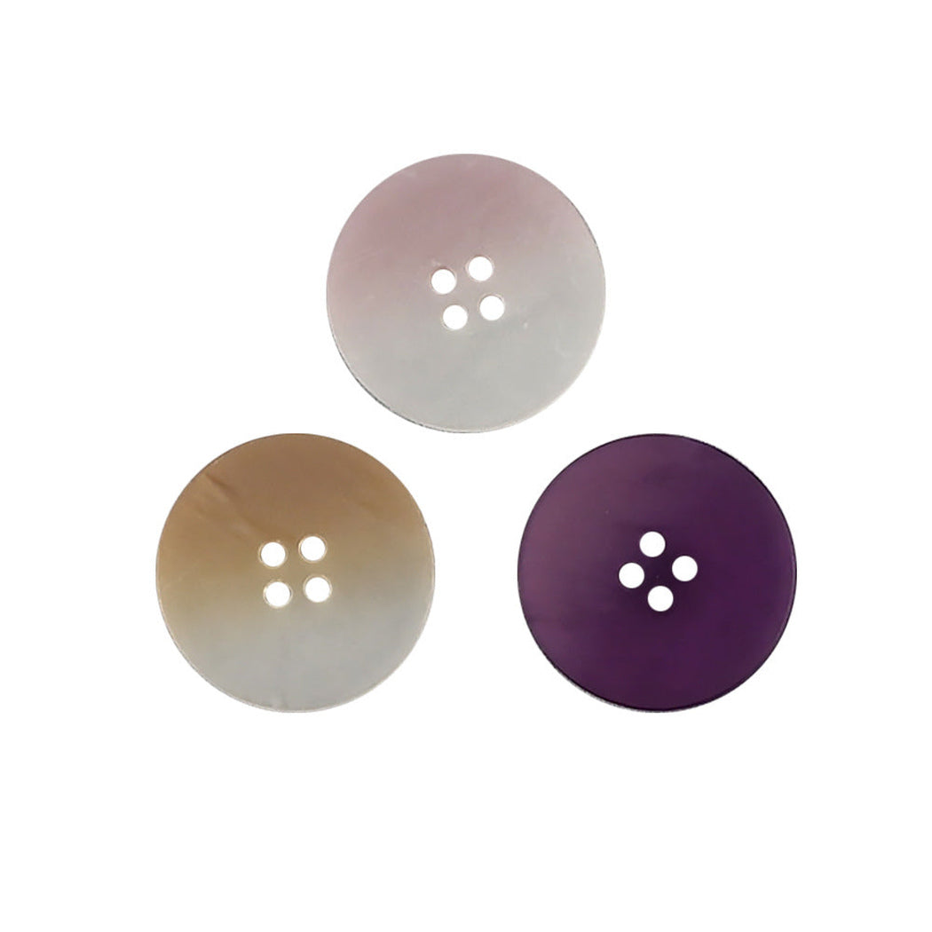 Bunli - DIY 10 Pack Gradient Ink Wash Four-Hole Button