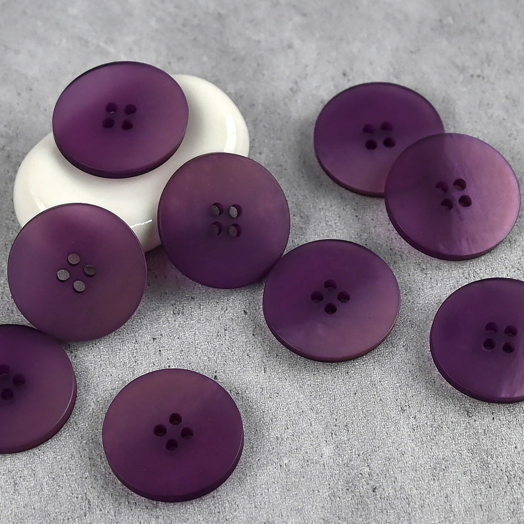 Bunli - DIY 10 Pack Gradient Ink Wash Four-Hole Button