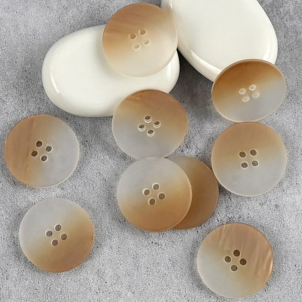 Bunli - DIY 10 Pack Gradient Ink Wash Four-Hole Button