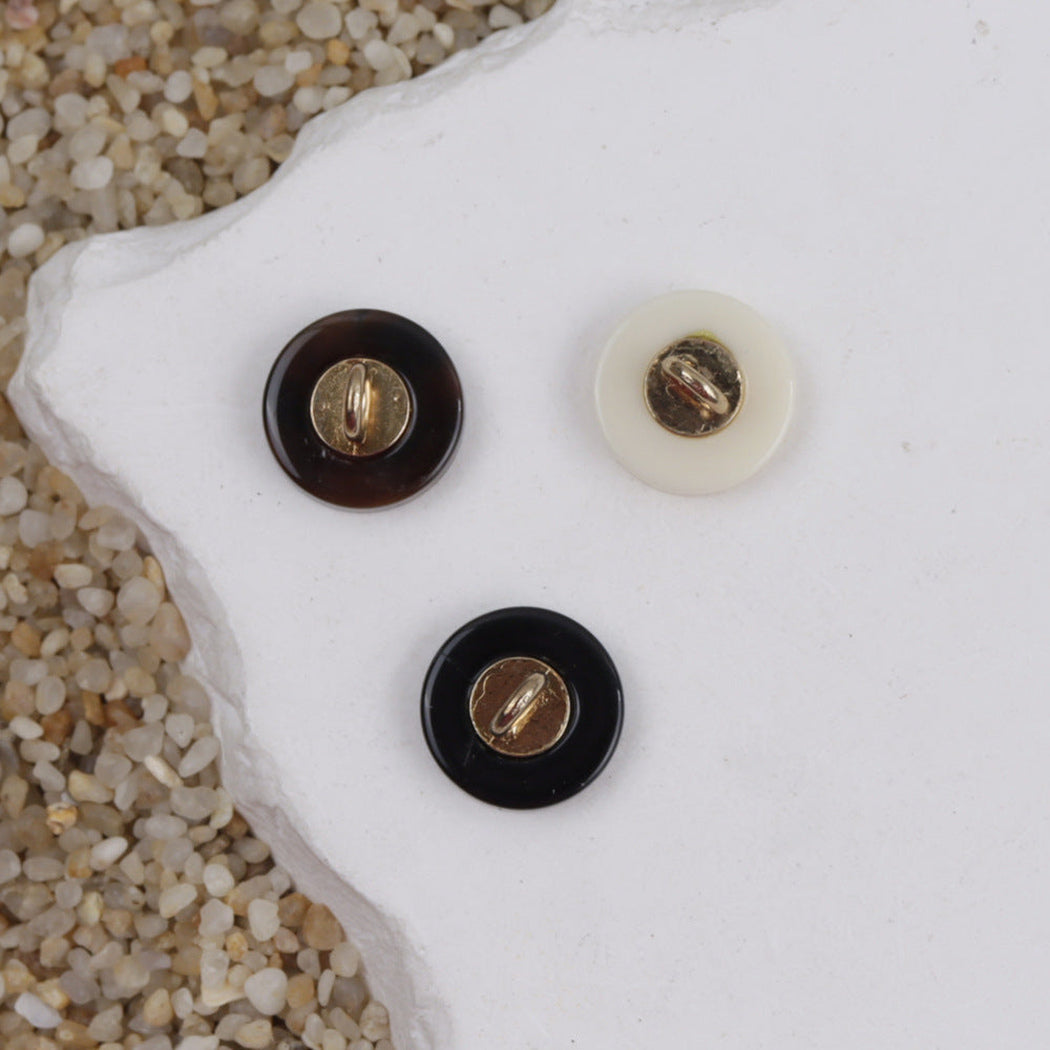 Bunli - DIY 10 Pack Marbled Round Shank Button