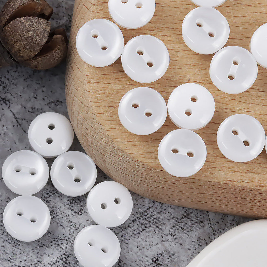 Bunli - DIY 10 Pack Luminous Round Two-Hole Button