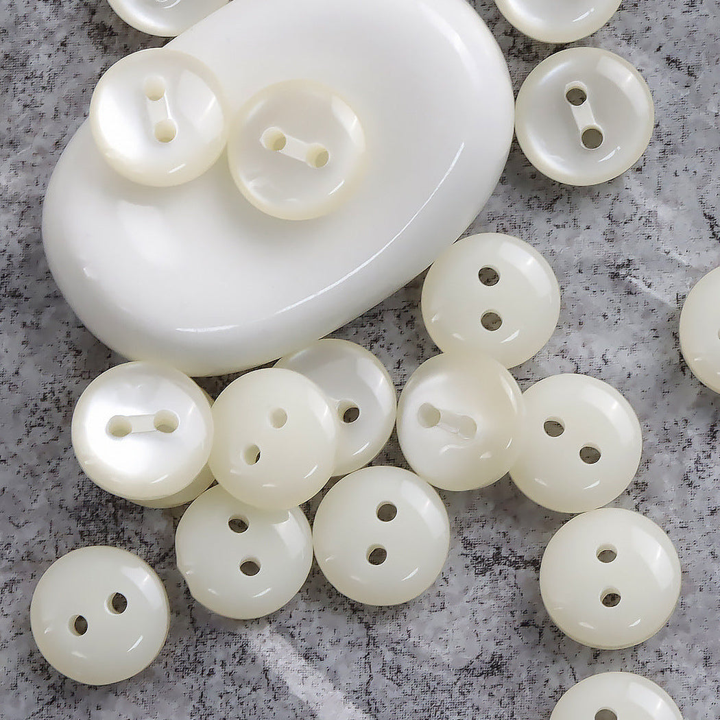 Bunli - DIY 10 Pack Luminous Round Two-Hole Button
