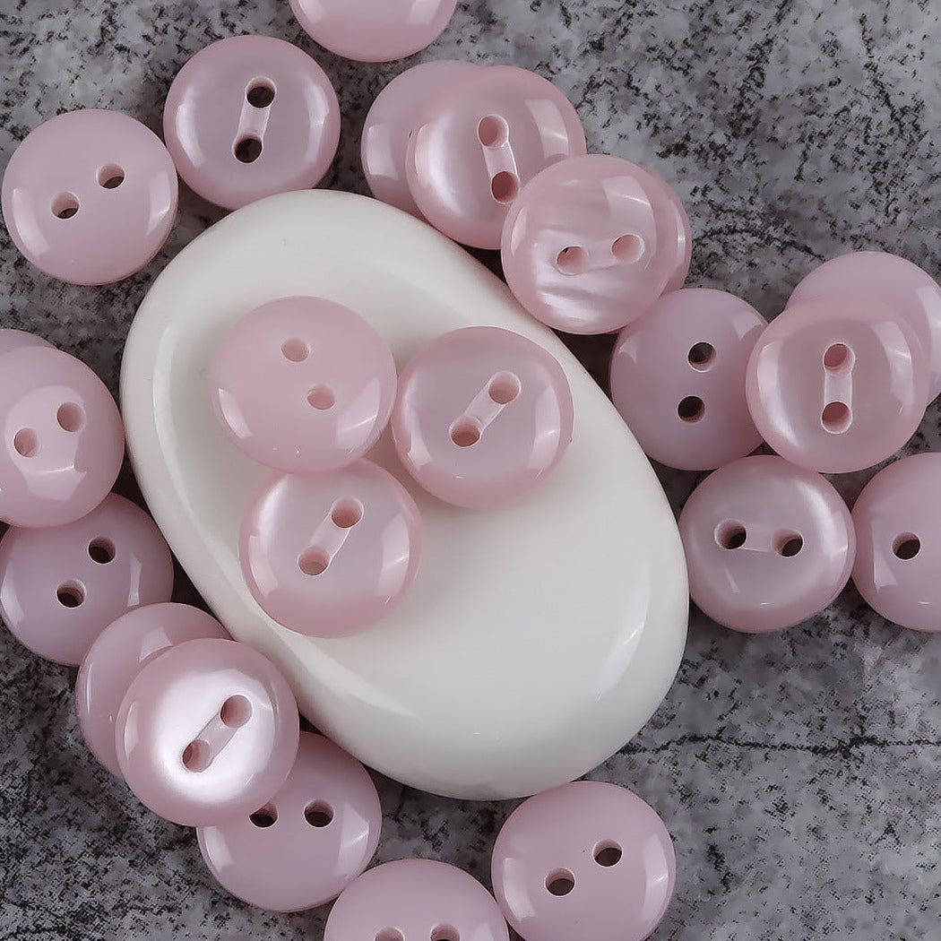 Bunli - DIY 10 Pack Luminous Round Two-Hole Button