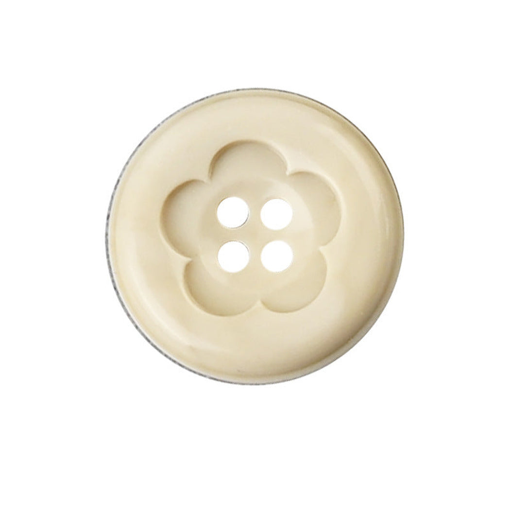 Bunli - DIY 10 Pack Embossed Floral Four-Hole Button