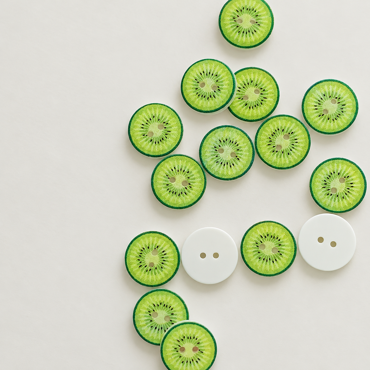 Bunli - DIY 10 Pack Fruit and Flower Two Hole Button