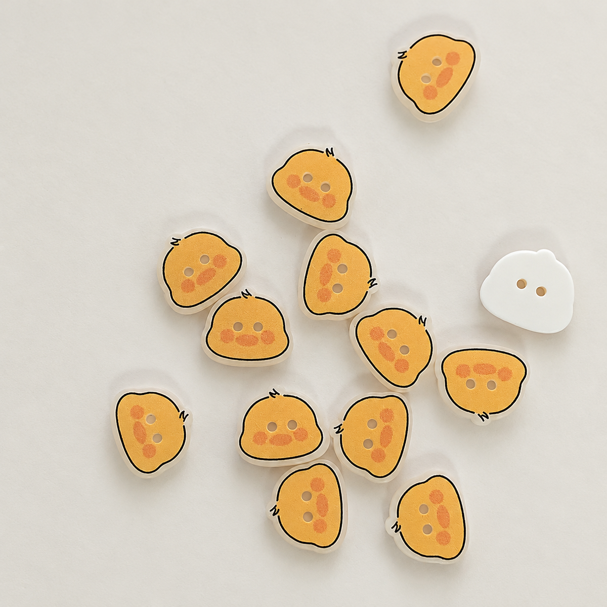 Bunli - DIY 10 Pack Fruit and Flower Two Hole Button