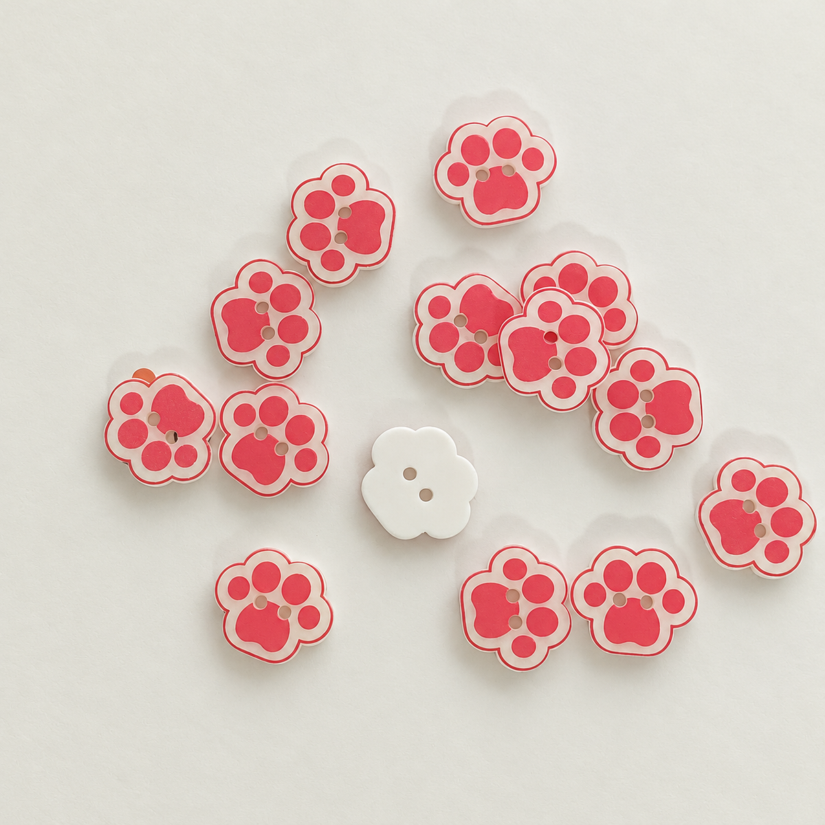 Bunli - DIY 10 Pack Fruit and Flower Two Hole Button