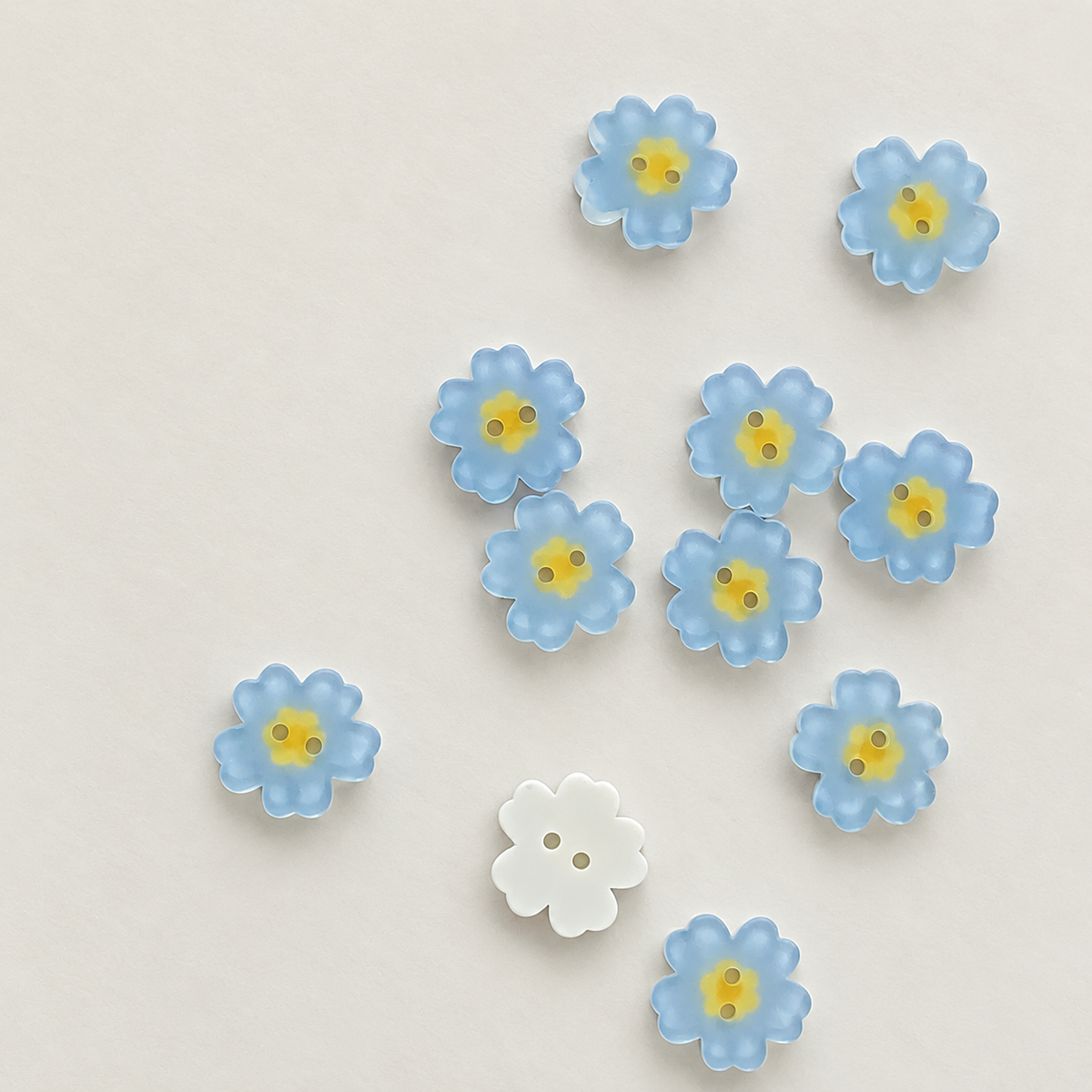 Bunli - DIY 10 Pack Fruit and Flower Two Hole Button