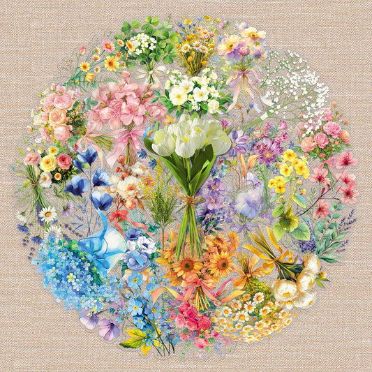 Lunira - Colorful Floral Bouquet Sticker Pack