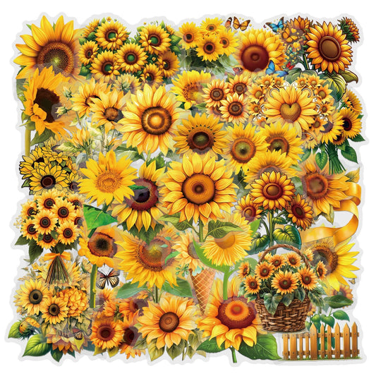 Lunira - Sunflower Butterfly Sticker Pack
