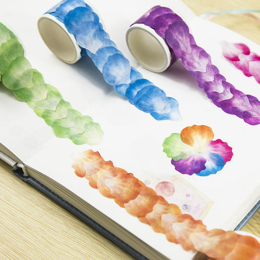 Lunira - Petal Die-Cut 80-Piece Sticker Roll