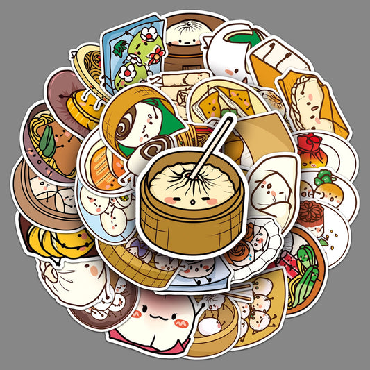 Lunira - Cartoon Doodle 50-Piece Sticker Pack