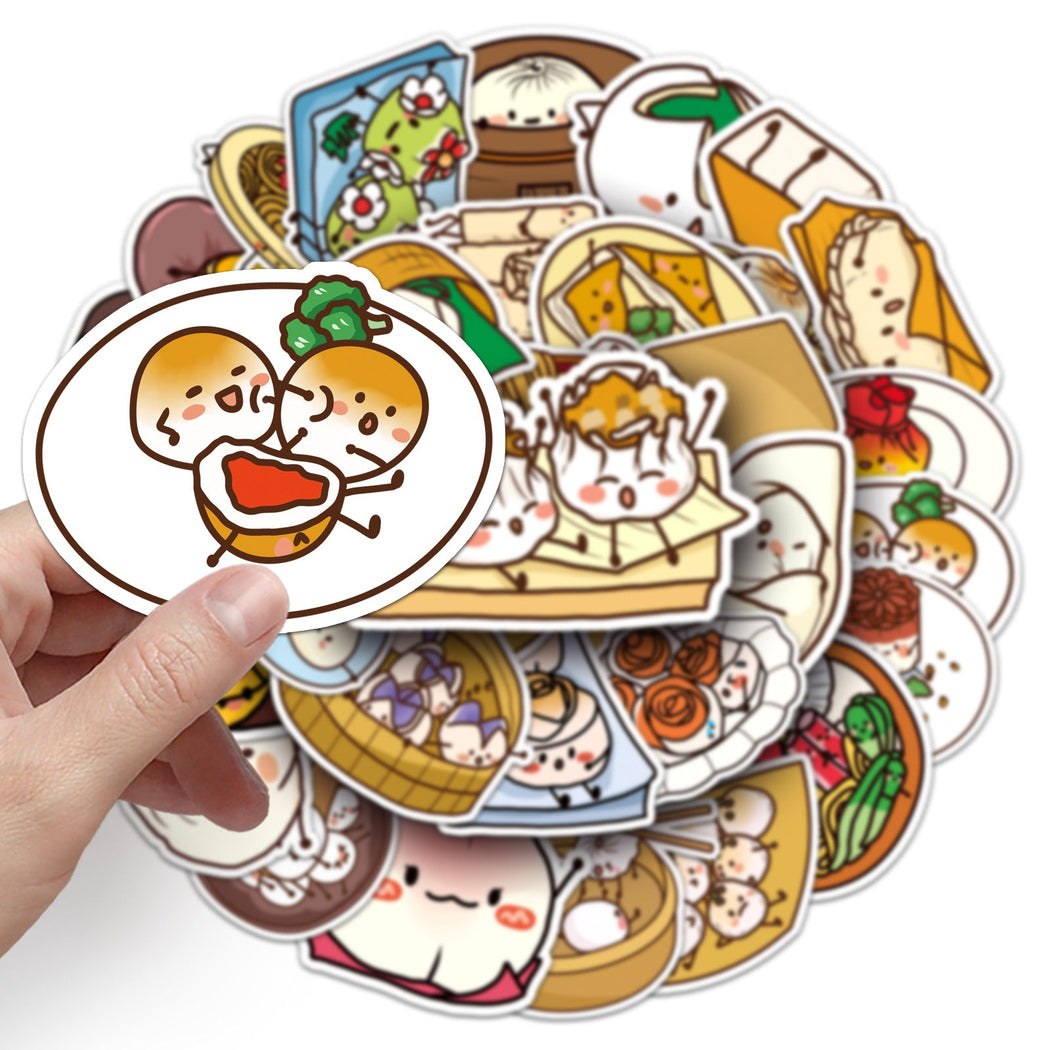 Lunira - Cartoon Doodle 50-Piece Sticker Pack