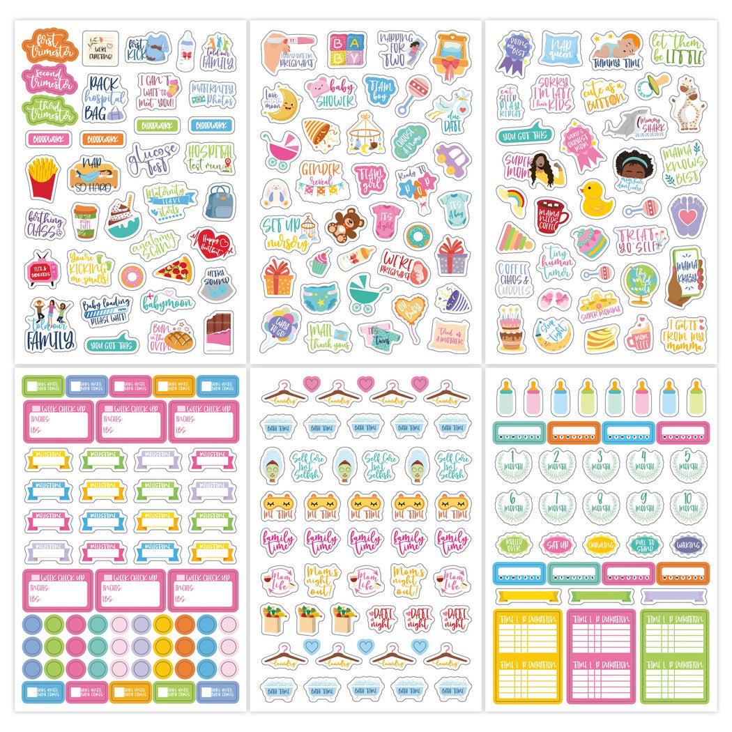 Lunira - Milestone Planner 250-Piece Sticker Pack