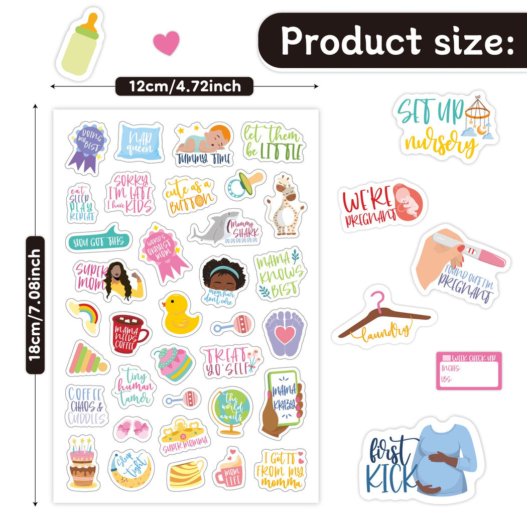Lunira - Milestone Planner 250-Piece Sticker Pack