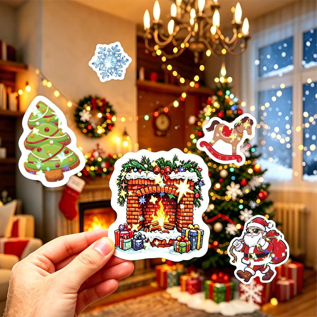 Lunira - Christmas Holographic 231-Piece Sticker Pack