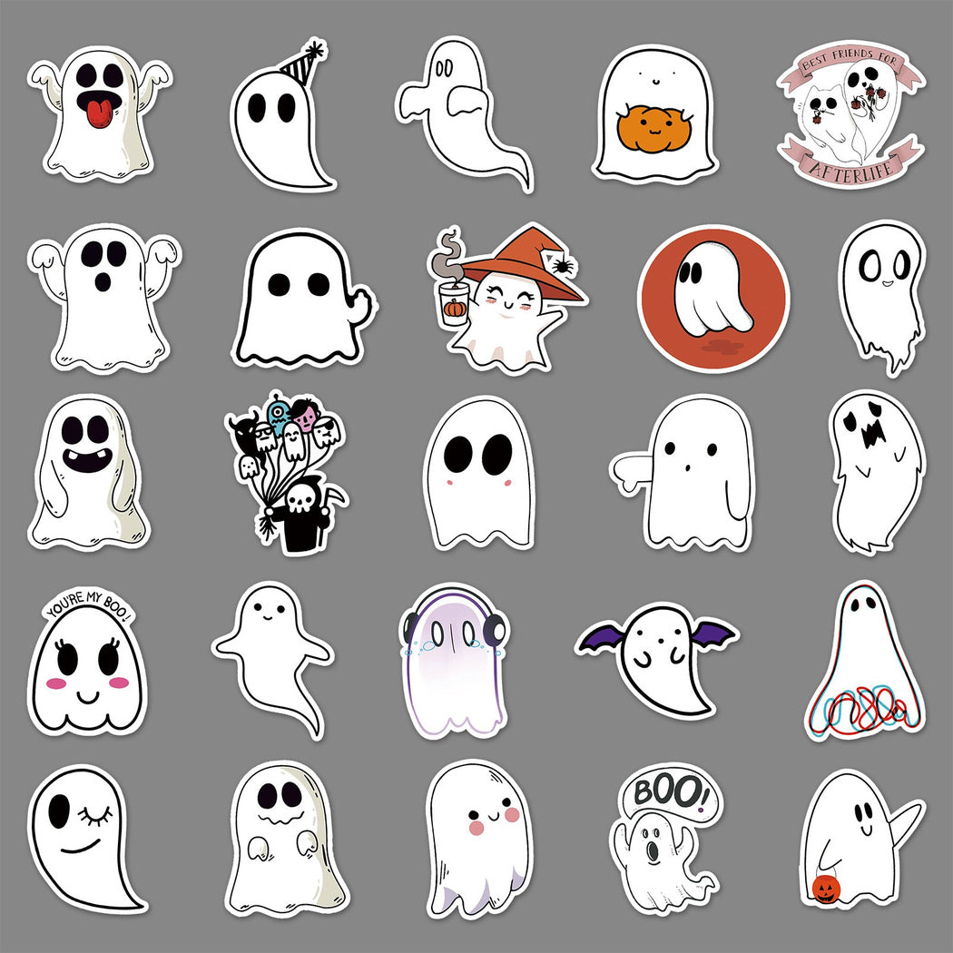 Lunira - Halloween Ghost 100-Piece Sticker Pack
