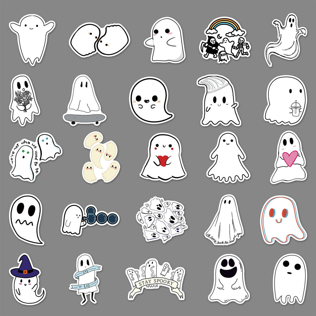 Lunira - Halloween Ghost 100-Piece Sticker Pack