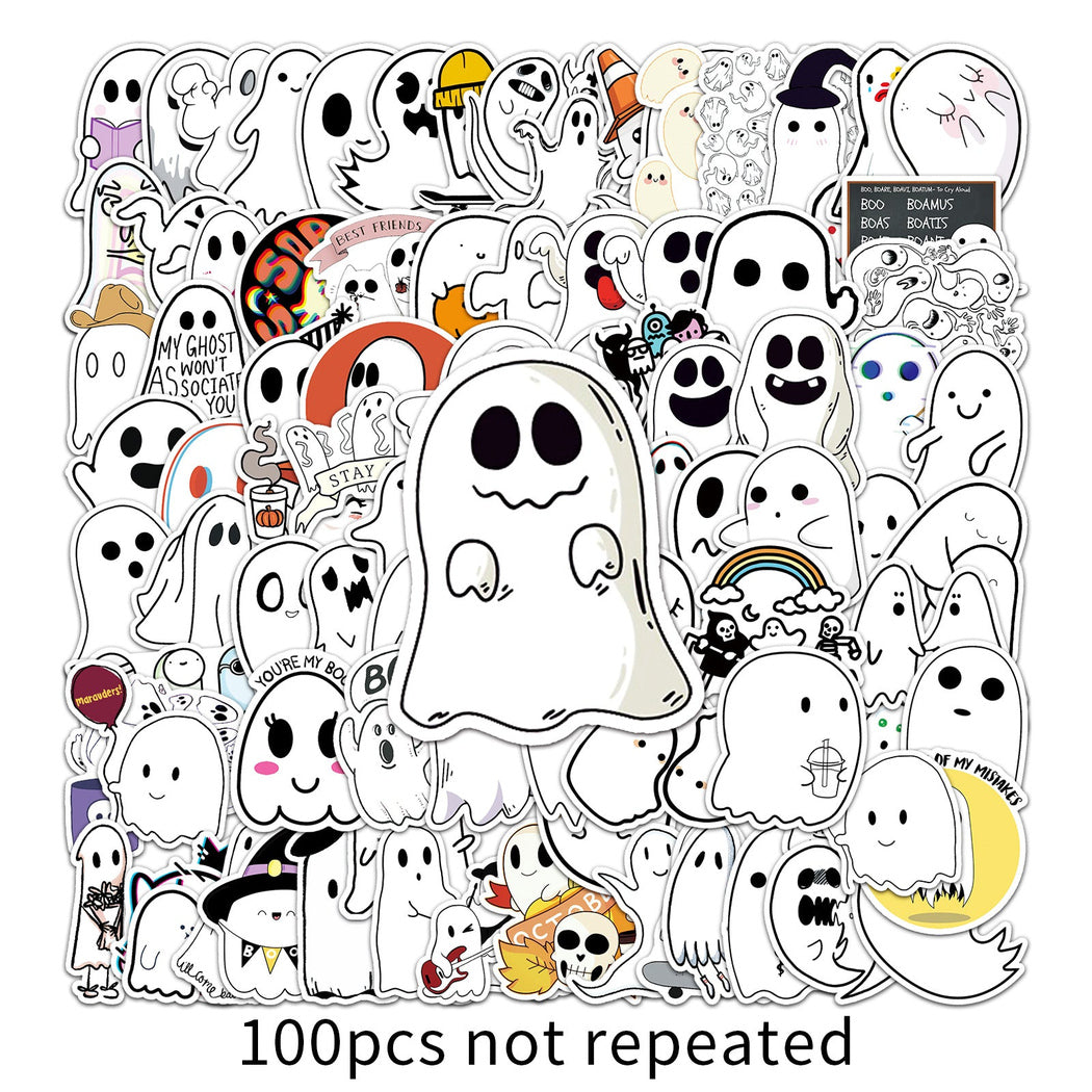 Lunira - Halloween Ghost 100-Piece Sticker Pack
