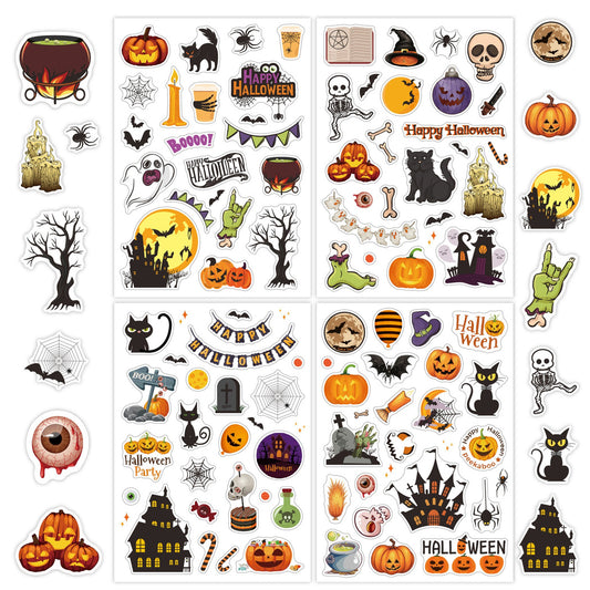 Lunira - Halloween Pumpkin 4-Piece Sticker Pack