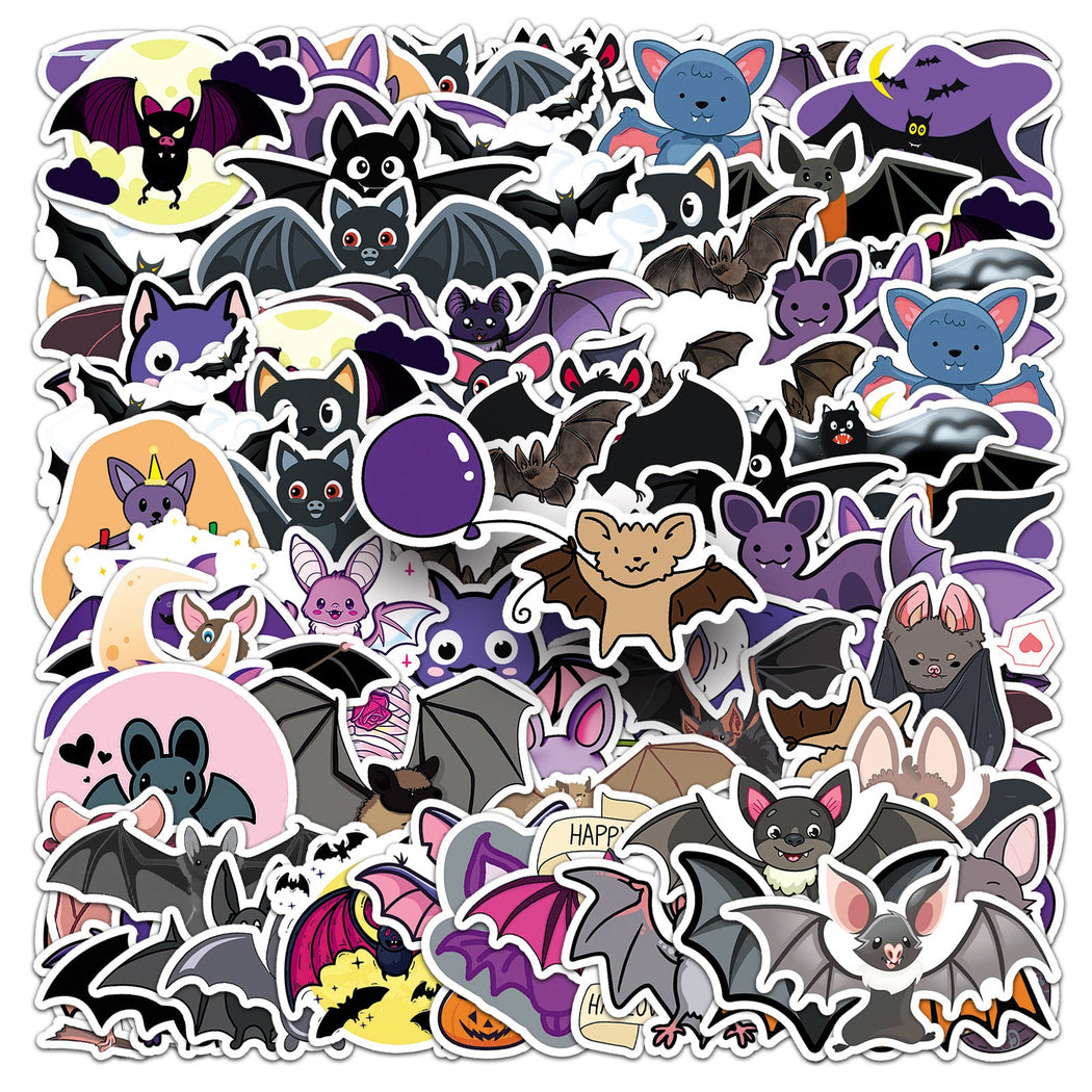 Lunira - Halloween Bat 50-Piece Sticker Pack
