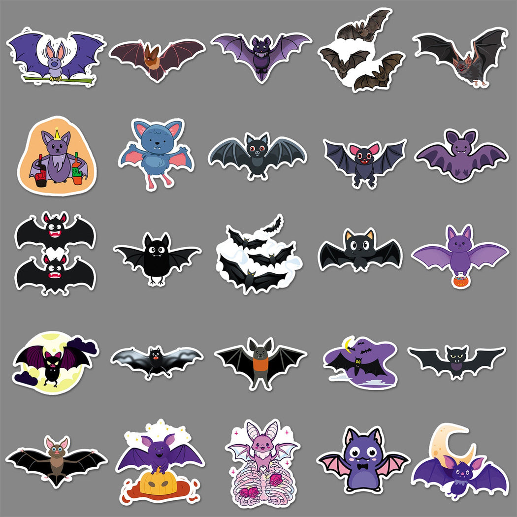 Lunira - Halloween Bat 50-Piece Sticker Pack
