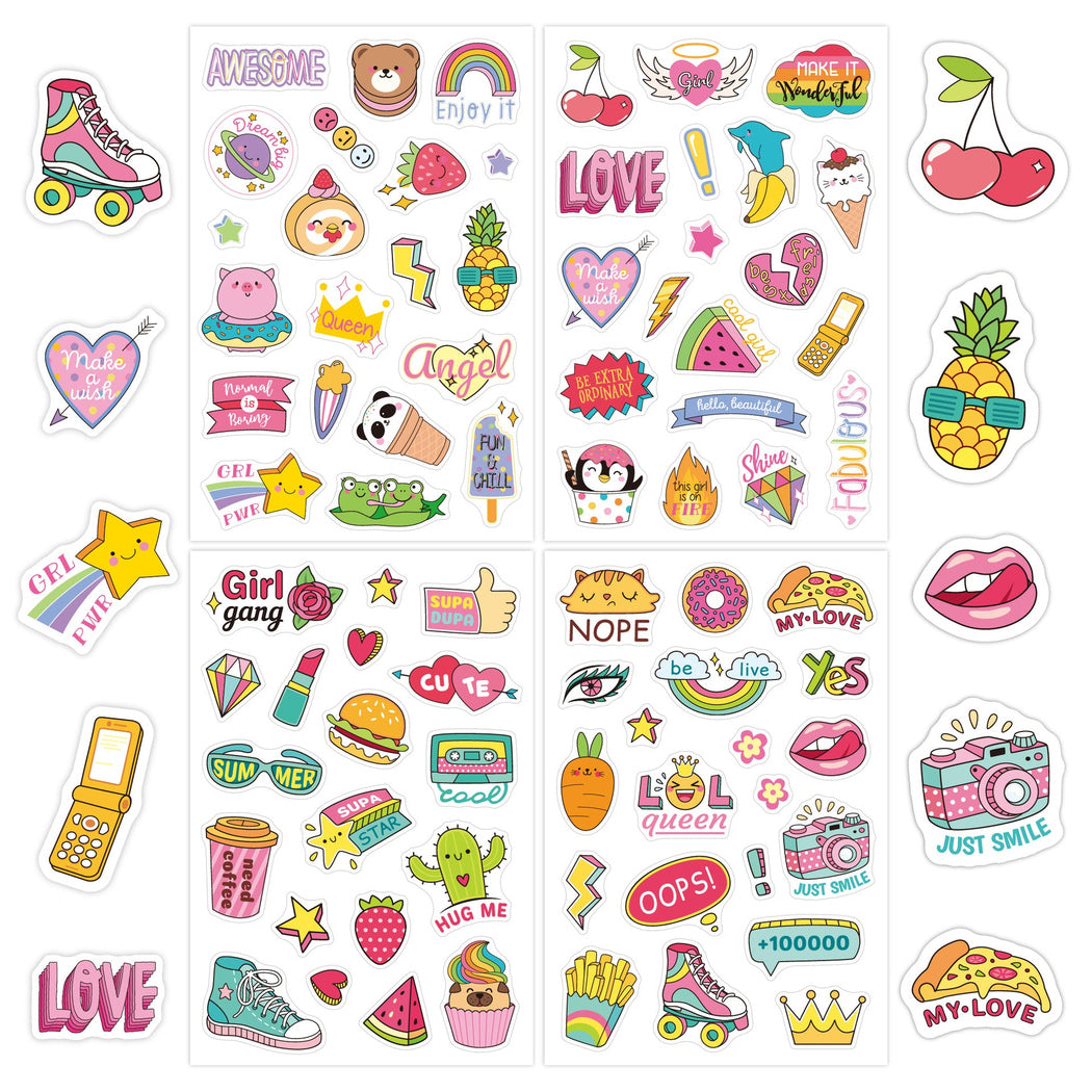 Lunira - Doodle Journaling 78-Piece Sticker Pack