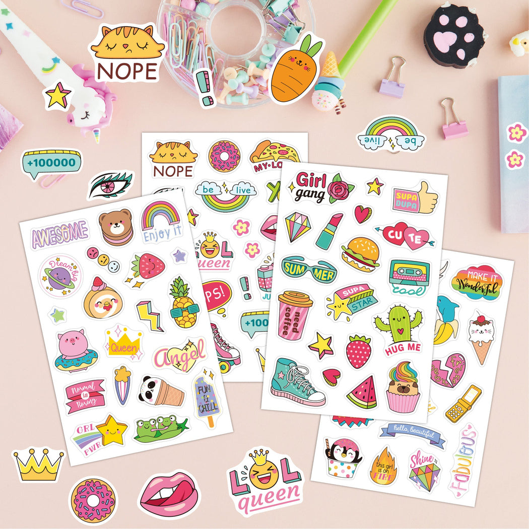 Lunira - Doodle Journaling 78-Piece Sticker Pack