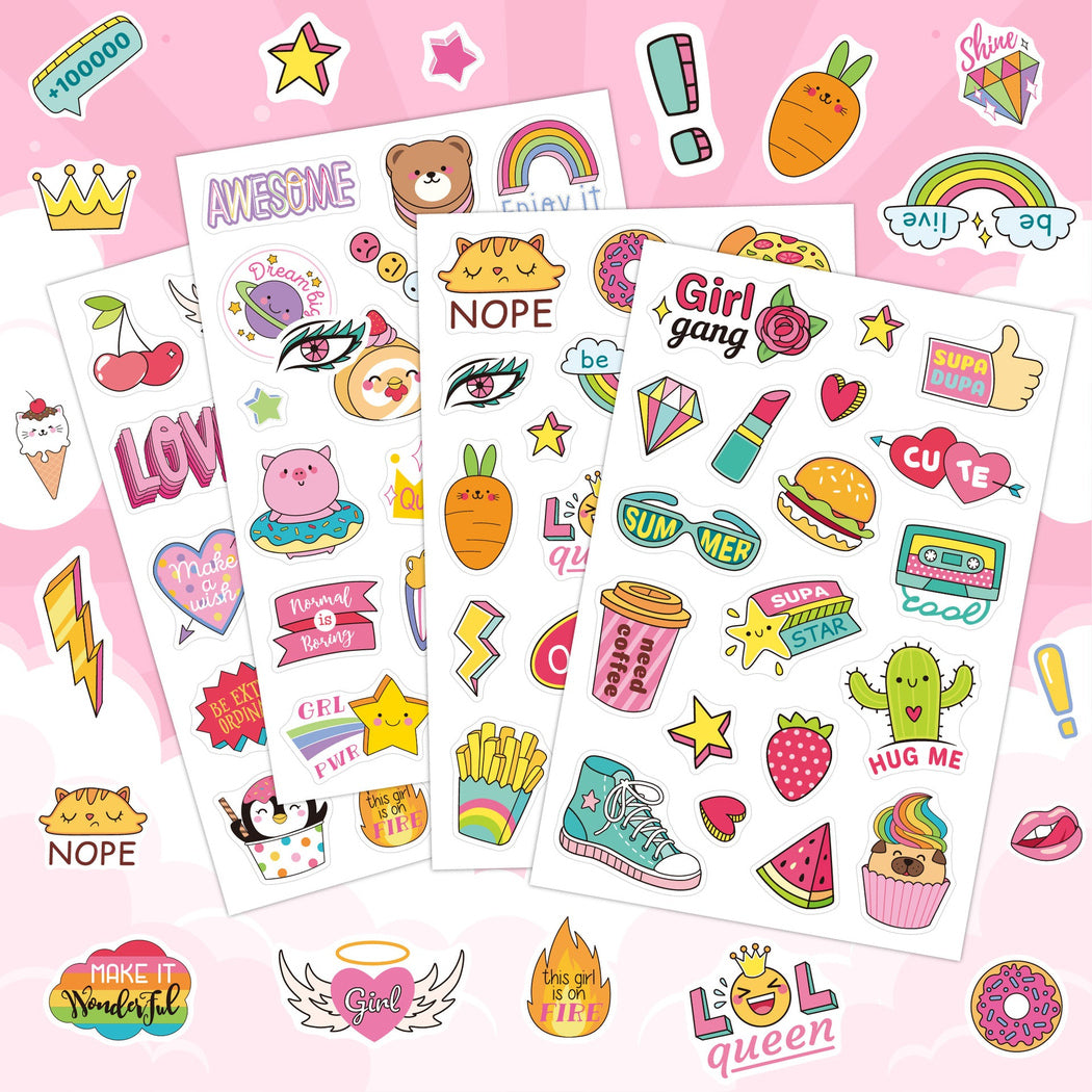 Lunira - Doodle Journaling 78-Piece Sticker Pack