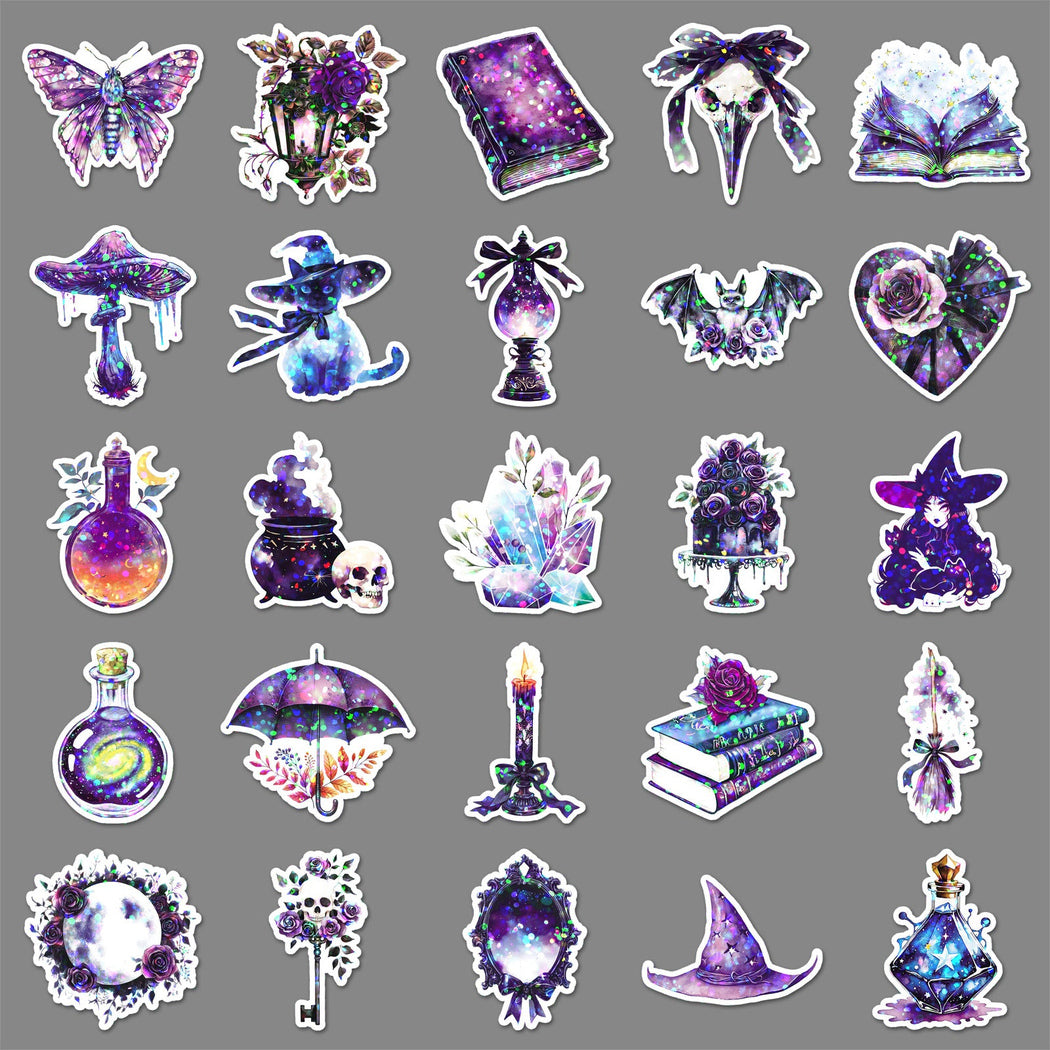 Lunira - Halloween Witch 50-Piece Sticker Pack