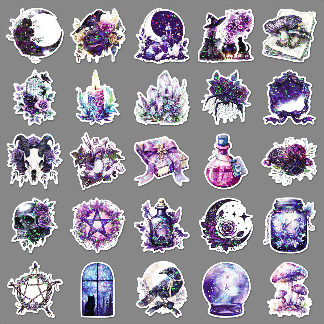 Lunira - Halloween Witch 50-Piece Sticker Pack