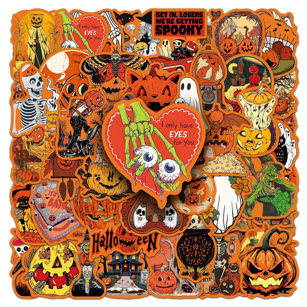 Lunira - Halloween Vintage 50-Piece Sticker Pack