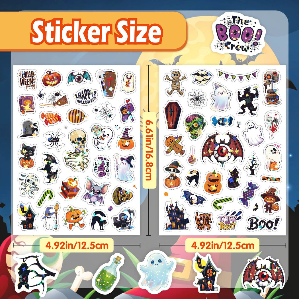 Lunira - Halloween Pumpkin 242-Piece Sticker Pack