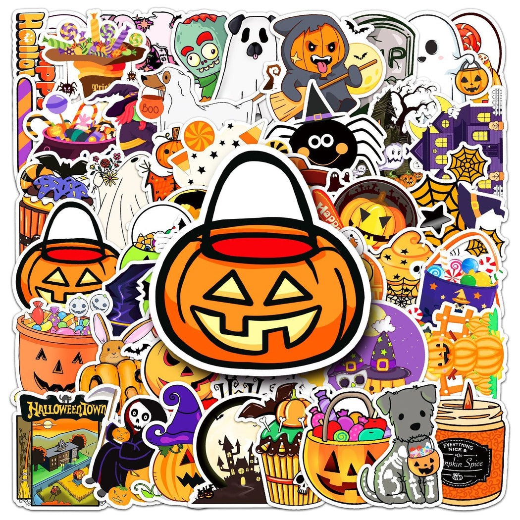 Lunira - Halloween Doodle 50-Piece Sticker Pack