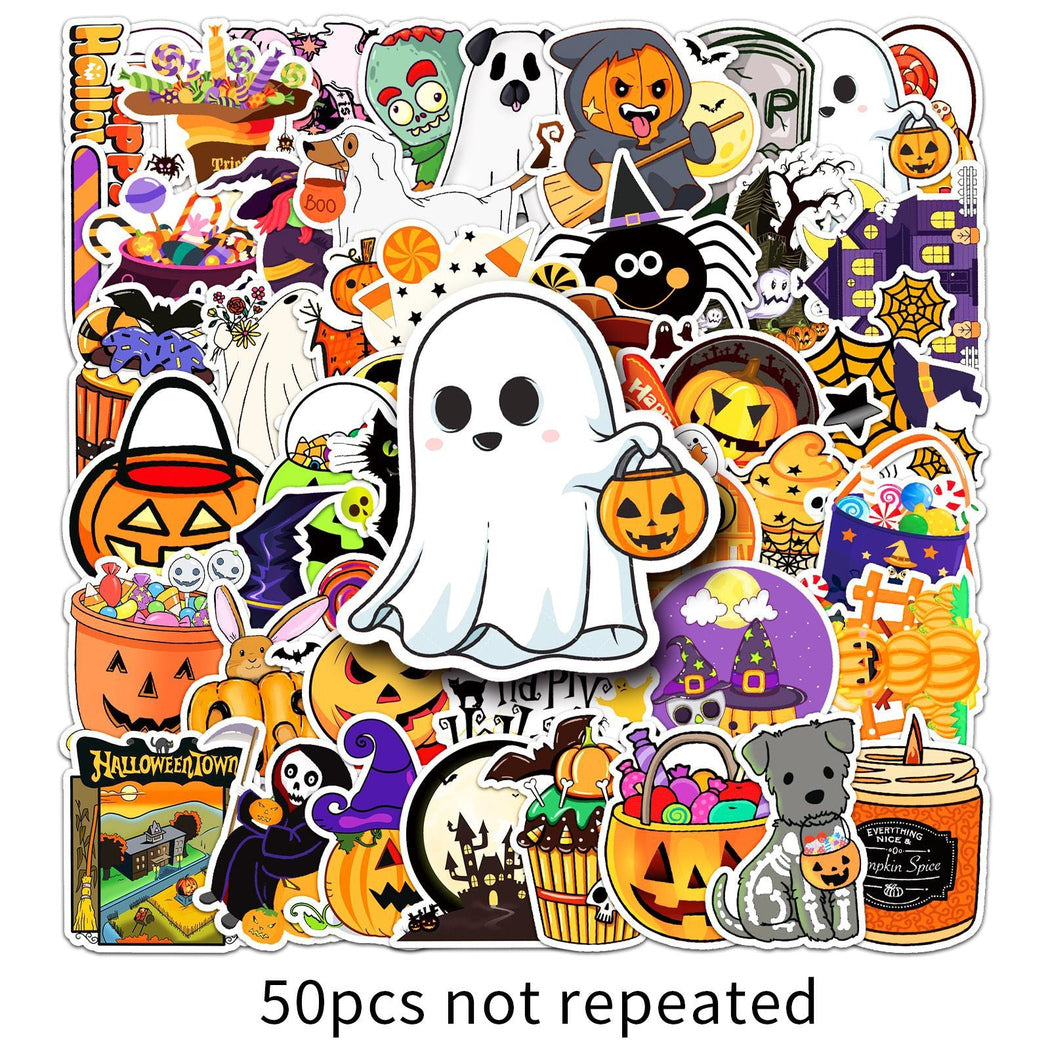 Lunira - Halloween Doodle 50-Piece Sticker Pack