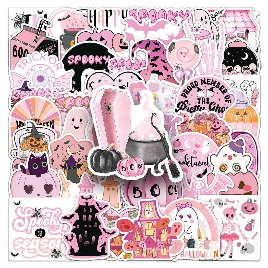 Lunira - Halloween Pink 50-Piece Sticker Pack