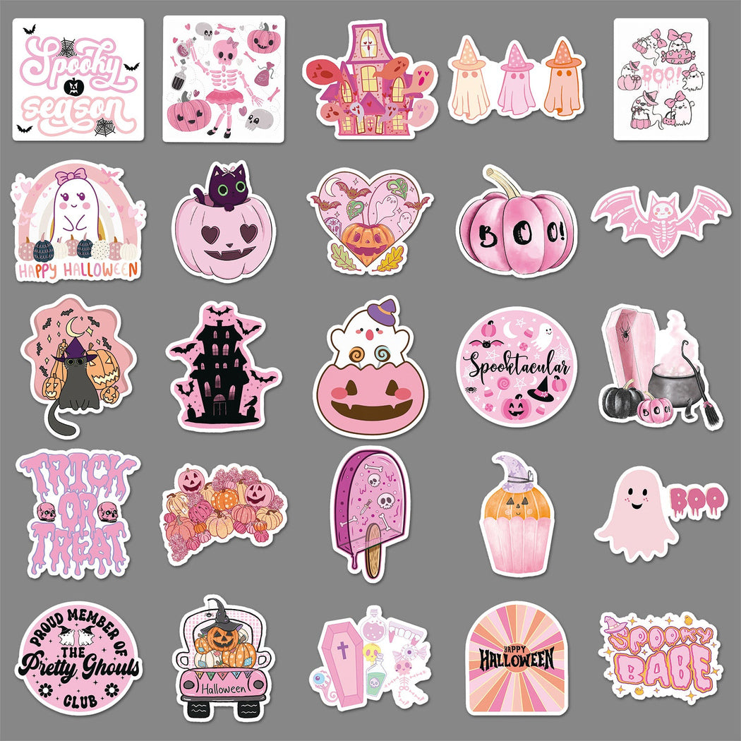 Lunira - Halloween Pink 50-Piece Sticker Pack