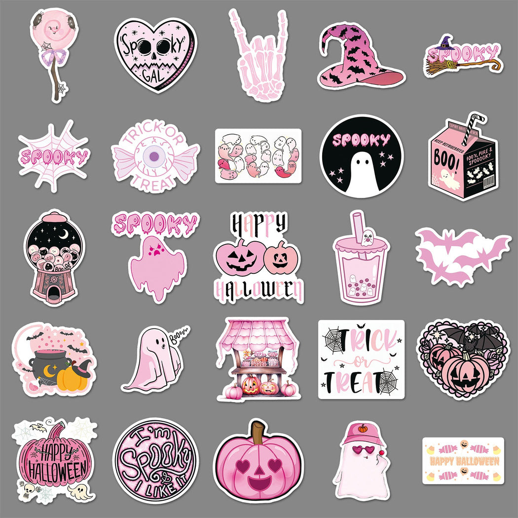 Lunira - Halloween Pink 50-Piece Sticker Pack